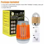 Solar USB Bug Zapper Light for Mosquitoes Flies and Insects - Image 8