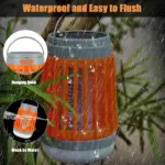 Solar USB Bug Zapper Light for Mosquitoes Flies and Insects - Image 9