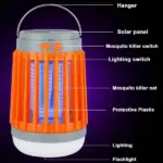 Solar USB Bug Zapper Light for Mosquitoes Flies and Insects - Image 2