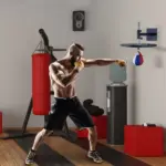 Speed Bag Platform Adjustable Wall Mounted Boxing MMA Workout - Image 2