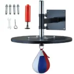 Speed Bag Platform Adjustable Wall Mounted Boxing MMA Workout - Image 11