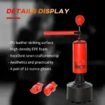 Speed Bag Trainer boxing reflex bag with Rotating Flexible Arm Speed Ball for Adult and Kids - Image 5