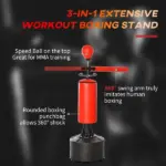 Speed Bag Trainer boxing reflex bag with Rotating Flexible Arm Speed Ball for Adult and Kids - Image 6