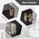 HOMCOM Sports Jersey Display Case 235x315 UV Protection Frame Wall Mount Brown - Image 6