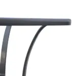 Outsunny Square Bistro Table 33 Tempered Glass Top Outdoor Garden Dining Table - Image 9