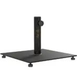 Outsunny Square Patio Umbrella Base, 29 lbs Metal Umbrella Stand Base with Adjustable Foot Pads - Image 11