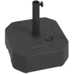 Outsunny Square Patio Umbrella Base Holder, Heavy-Duty Outdoor Umbrella Stand Base, Filled Up to 55lbs with Stand or 44lbs with Water for Garden