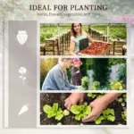 Steel Raised Garden Bed, Set of 5 Large Box Planters for Outdoor Plants Vegetables Flowers Herbs, 8x8x1ft, Gray - Image 6
