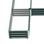 Steel Raised Garden Bed, Set of 5 Large Box Planters for Outdoor Plants Vegetables Flowers Herbs, 8x8x1ft, Green - Image 11