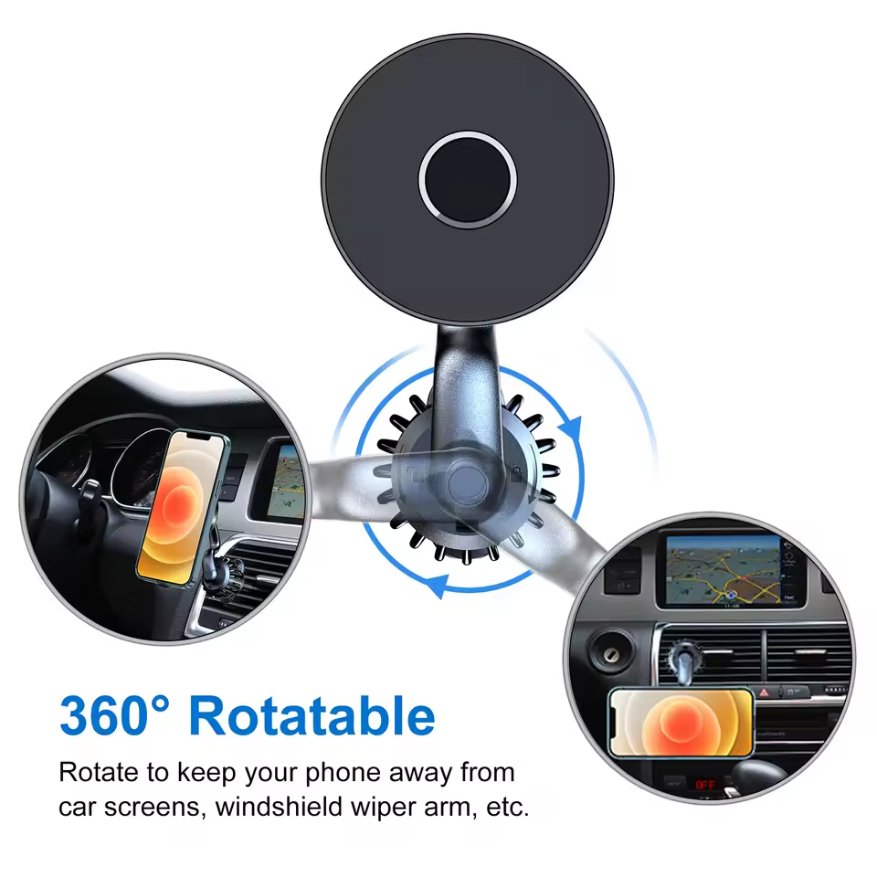 MagSafe Compatible 360 Degree Magnetic Air Vent Car Phone Mount