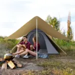 Teepee Camping Tent: 2-3 Person Easy Setup with Porch for Outdoor Hiking - Image 10