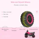 Aosom Toddler Push Car Foot-to-Floor 4 Wheels Music Light Pink for Kids 18-36 Months - Image 5