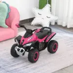 Aosom Toddler Push Car Foot-to-Floor 4 Wheels Music Light Pink for Kids 18-36 Months - Image 10