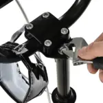 Aosom Toddler Scooter, White, Adjustable Handlebar, Kick Scooter for Kids 5+, Dual Brakes, Inflatable Wheels - Image 8