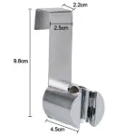 Stainless Steel Handheld Bidet Sprayer Kit with Hose and T-Valve - Image 10