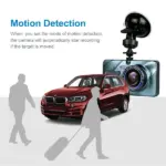 4 Inch Dual Dash Cam with 1296P Front and 720P Rear Camera - Image 17