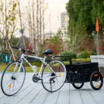 Trailer for Bike, Bicycle Cargo Trailer with Removable Storage Box, Galvanized Bottom - Image 10