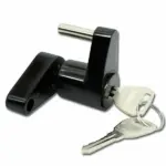 Trailer Hitch Coupler Lock 1/4 Inch Diameter 3/4 Inch Span with 2 Keys - Image 6