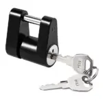 Trailer Hitch Coupler Lock 1/4 Inch Diameter 3/4 Inch Span with 2 Keys - Image 12
