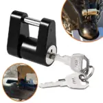 Trailer Hitch Coupler Lock 1/4 Inch Diameter 3/4 Inch Span with 2 Keys - Image 13