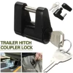 Trailer Hitch Coupler Lock 1/4 Inch Diameter 3/4 Inch Span with 2 Keys - Image 15
