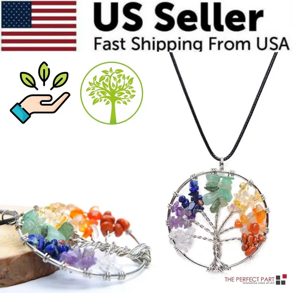 tree-of-life-pendant-necklace-7-chakra-natural-gemstone-crystal-stones-healing-6.webp Tree of Life 7 Chakra Natural Gemstone Pendant Necklace - Image 1