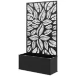 Outsunny Trellis Garden Bed, Freestanding or Wall Mounted Flower Bed for Climbing Plants, Outside Garden, Inside Balcony