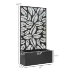Outsunny Trellis Garden Bed, Freestanding or Wall Mounted Flower Bed for Climbing Plants, Outside Garden, Inside Balcony - Image 3