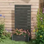 Outsunny Trellis Planter for Climbing Plants, Raised Garden Bed with Trellis, Planter Box for Outdoor, 28.25 Inch x 15 Inch x 59 Inch, Black - Image 7