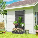 Outsunny Trellis Planter for Climbing Plants, Raised Garden Bed with Trellis, Planter Box for Outdoor Garden, Black - Image 10
