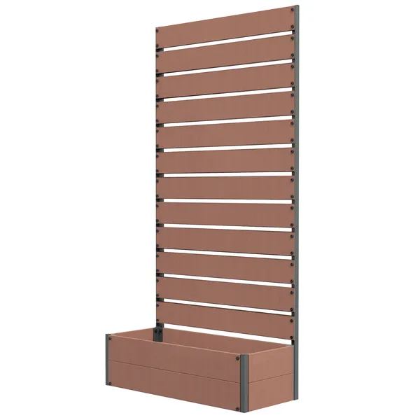 trellis-planter-for-climbing-plants-raised-garden-bed-with-trellis-planter-box-for-outdoor-garden-light-brown.webp Outsunny Trellis Planter for Climbing Plants, Raised Garden Bed with Trellis, Planter Box for Outdoor, Garden, Light Brown - Image 1