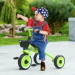 Tricycle for Kids Age 2-5, Toddler Bike for Children, Green - Image 2