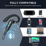 Bluetooth 5.1 Trucker Headset with Dual Microphone Noise Cancellation - Image 11