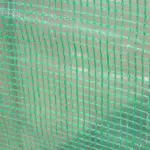 Tunnel Greenhouse 10x3x7 ft Green Walk-In Hot House with Roll-Up Windows Zippered Door Steel Frame PE Cover - Image 9