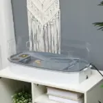PawHut Turtle Tank Kit with Basking Platform, Water Pump, Filter, Easy Clean Reptile Habitat - Image 2
