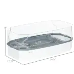 PawHut Turtle Tank Kit with Basking Platform, Water Pump, Filter, Easy Clean Reptile Habitat - Image 3