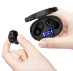 TWS Bluetooth 5.0 Wireless Earbuds with LCD Charging Case, IPX5 - Image 6
