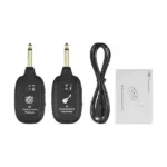 UHF Wireless Guitar System Transmitter and Receiver with Rechargeable Battery - Image 8