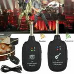 UHF Wireless Guitar System Transmitter and Receiver with Rechargeable Battery - Image 12