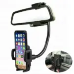 Gooseneck 360 Degree Rearview Mirror Car Phone and GPS Mount - Image 11