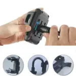 Gooseneck 360 Degree Rearview Mirror Car Phone and GPS Mount - Image 3