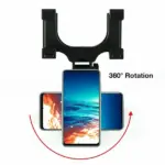360 Degree Rearview Mirror Mount Phone Holder for Car GPS Devices - Image 10