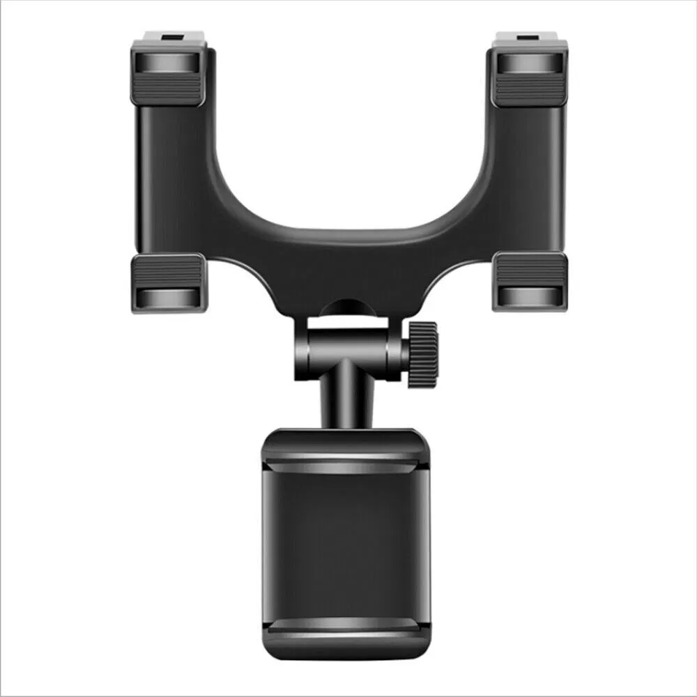 360 Degree Rearview Mirror Mount Phone Holder for Car GPS Devices