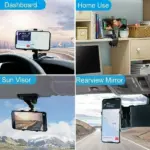 Universal Dashboard Phone and GPS Mount Holder with Adjustable Clamp - Image 8