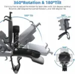 Universal Dashboard Phone and GPS Mount Holder with Adjustable Clamp - Image 12