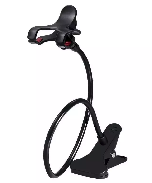Flexible Gooseneck Phone Holder with Bed Desk Table Clamp