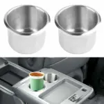 2 Pack Stainless Steel Recessed Cup Holders for Car Boat RV and Marine Use - Image 9
