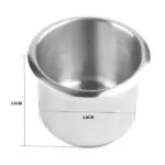 2 Pack Stainless Steel Recessed Cup Holders for Car Boat RV and Marine Use - Image 3
