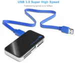 USB 3.0 6 in 1 Memory Card Reader for CF SD microSD XD M2 and MS Cards - Image 8