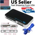 USB 3.0 6 in 1 Memory Card Reader for CF SD microSD XD M2 and MS Cards - Image 10